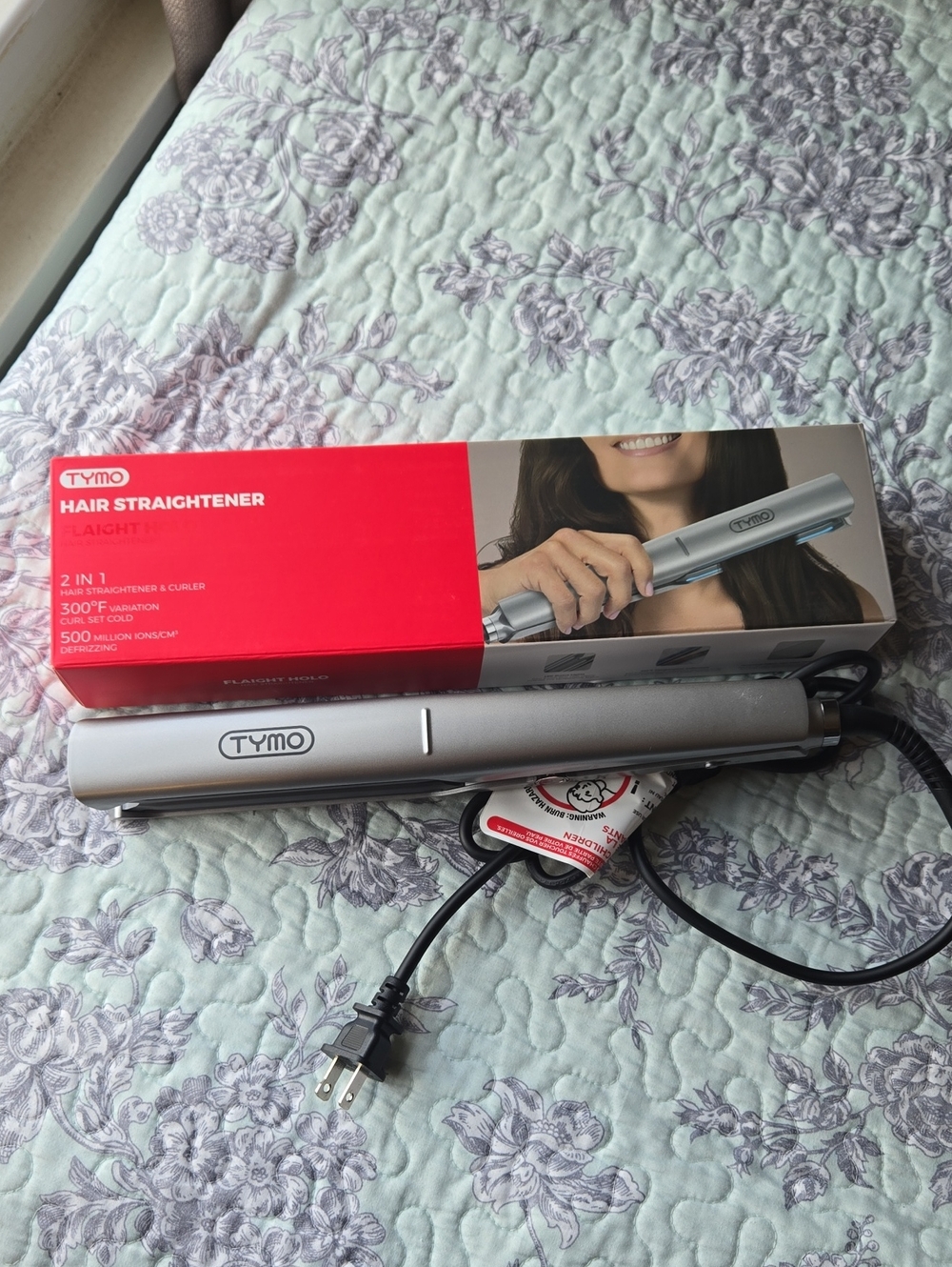 TYMO Flaight Silver Hair Straightener